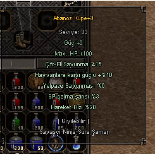  5 EFSUN ABO 20 HIZ 15 ÇİFTEL 10 HAYVAN